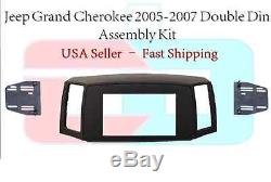 Jeep Grand Cherokee 2005-2007 Double Din Navigation Radio Bezel Dash Install Kit