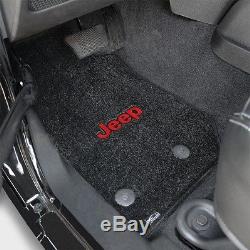 Jeep Grand Cherokee Ultimat Carpet 5pc Floor Mat Set-Choice of Color & Logo