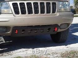 Jeep Grand Cherokee WJ Bumper skid plate with shackle tabs