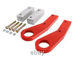 Jeep Grand Cherokee WK2 Tow Hooks Recovery Point Years 11-17 Red Powder Coat