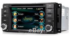 Jeep In-Dash DVD GPS Navigation Stereo Bluetooth Touchscreen Radio USB SD Deck