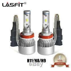 LASFIT LA Series H11 H9 H8 LED Headlight Kit Low Beam Fog Light 72W 7600LM 6000K