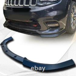 Matte Black For Jeep Grand Cherokee SRT 2014-2021 Front Bumper Lip Splitter Kit