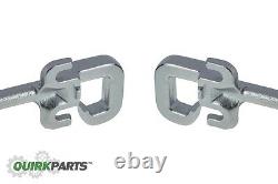 Mopar Genuine Front Left & Right Side Chrome Tow Hook 12-18 Jeep Grand Cherokee