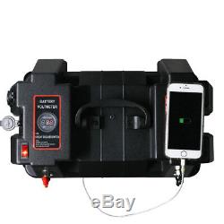 Multifunctional Battery Box Voltmeter Guage USB Charger Car Marine Boat RV Truck