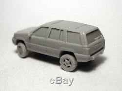 N-Scale 1/160 Vehicle, Auto, Willmodels'93-'96 Jeep Grand Cherokee, Resin Kit