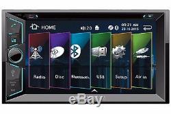 New Bluetooth Touchscreen Double 2 Din Car Stereo CD DVD Receiver W Install Kit