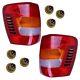 New Pair Tail Lights Left & Right with Sockets & Bulbs Fits 99-04 Grand Cherokee