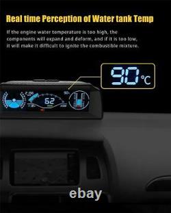 OBD2 Car HUD Computer Head Up Display Smart Digital Slope Meter Speedometer