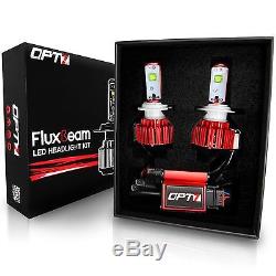 OPT7 Fluxbeam LED Headlight Kit 9005 9006 H1 H3 H4 H7 H11 H13 6000K 6K Bulbs Low