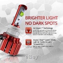 OPT7 Fluxbeam LED Headlight Kit 9005 9006 H1 H3 H4 H7 H11 H13 6000K 6K Bulbs Low