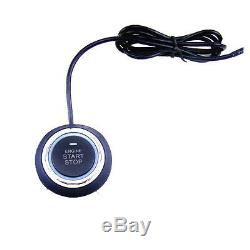 One Button Engine Start Car Vibration Alarm System Security Ignition Push Remote