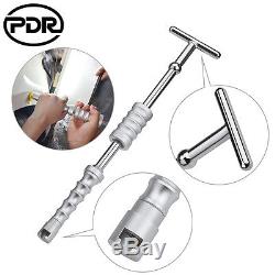 Paintless Dent Removal Repair PDR Spring Steel Rods Tools Dent Lifter Hammer Set