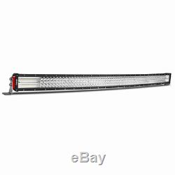 Quad Row Curved 52inch LED Work Light Bar 3000W Truck Offroad for SUV Boat Jeep