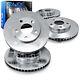 R1 Concepts Front Rear Kit Brake Rotors For 2006-2010 Jeep Grand Cherokee