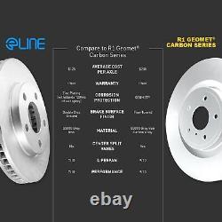 R1 Concepts Front Rear Kit Brake Rotors For 2006-2010 Jeep Grand Cherokee