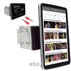 Radio GPS Wifi Double 2DIN Rotatable 10.1'' Android 9.1 Touch Screen Car Stereo