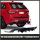 Rear Bumper Diffuser Glossy Black For Jeep Grand Cherokee SRT/Trackhawk 2014-21