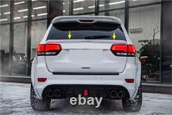 Rear Mid Spoiler Wing For 2013-2021 Jeep Grand Cherokee ABS Unpainted 1pcs