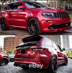Rear bumper insert/diffuser for dual exhaust system for Jeep Grand Cherokee SRT8
