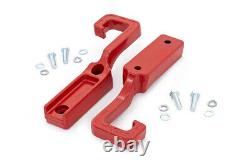 Rough Country Forged Red Tow Hooks for 2015-2019 Grand Cherokee WK2 RS133