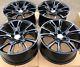 SET OF FOUR 4 20 x10 WHEELS RIMS fit JEEP GRAND CHEROKEE SRT-8 STYLE BLACK NEW