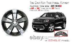 Single? 20 Wheel For Jeep Grand Cherokee 2014-2016 OEM Quality Rim 9137 9137A
