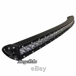 Single Row 30 inch Curved CREE LED light bar offroad 4WD boat UTE driving ATV