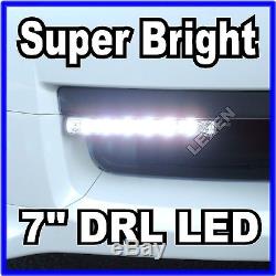 Slim 7 DRL LED Xenon White 2PCS Daytime Running Lights High Power DRL L-613 b