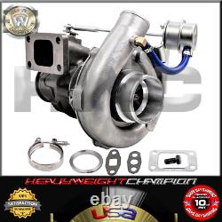 T04E T3/T4 V-BAND Turbocharger Turbo AR. 50/63 with Internal Wastegate Bearing