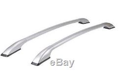 Top Roof Side Rails Rack Cargo Luggage Silver Aluminium Fit for Mazda 5