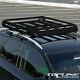 Topline For Jeep 50 Aluminum Roof Rack Rail Basket Luggage Storage Carrier -Blk