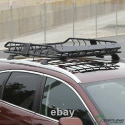 Topline For Jeep Modular Roof Rack Basket Storage Carrier Fairing Matte Black