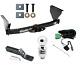 Trailer Tow Hitch For 99-04 Jeep Grand Cherokee Complete Pkg with Wiring & 2 Ball