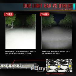 Ultra-Thin 12Inch 416W LED Work Light Bar Flood Spot Driving Lamp Car Truck ATV