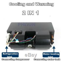 Under Dash AC Evaporator Underdash A/C Air Conditioner 2 IN 1 Cool + Heat 12V