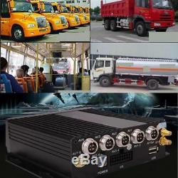 Universal 4CH SUV Car Truck Security Camera DVR Monitoring Video Recorder Remote