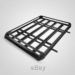 Universal 63 Black Roof Rack Extension Cargo Top Luggage Hold Carrier Basket