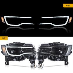 VLAND FULL LED Headlights Projector For Jeep Grand Cherokee 2014-2022 Sequential