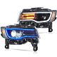 VLAND For Jeep Grand Cherokee 2014-2022 LED Headlights WithBlue DRL Animation