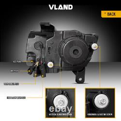 VLAND LED Black Headlight For 2011-2013 Jeep Grand Cherokee Sequential Assembly