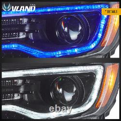 VLAND Projector Full LED Headlights withAnimation For 2011-13 Jeep Grand Cherokee