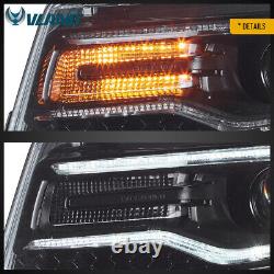 VLAND Projector Full LED Headlights withAnimation For 2011-13 Jeep Grand Cherokee