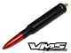 Vms Racing Jeep 50 Cal Caliber Bullet Aluminum Short Antenna Black Red