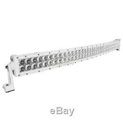 White 50Inch CREE Curved 672W Led Work Light Bar Combo Offroad 4WD ATV UTE 52
